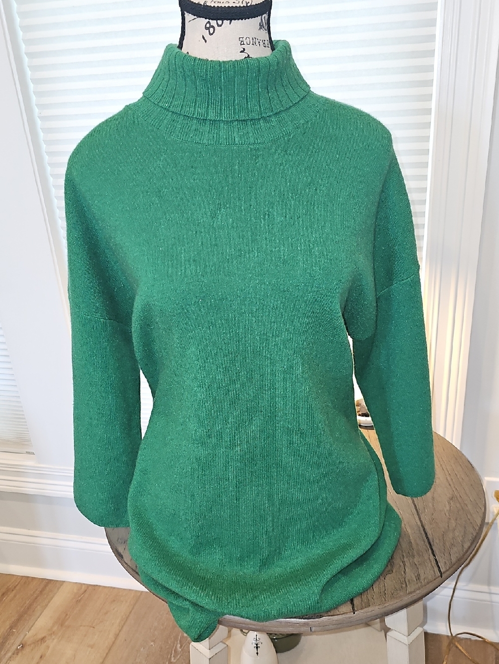 Pomander Place Emerald Green Turtleneck Sweater